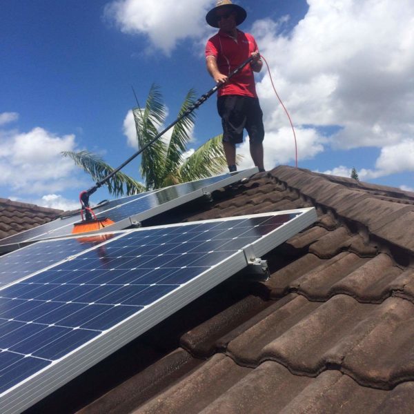 solar panel cleaning services Queensland