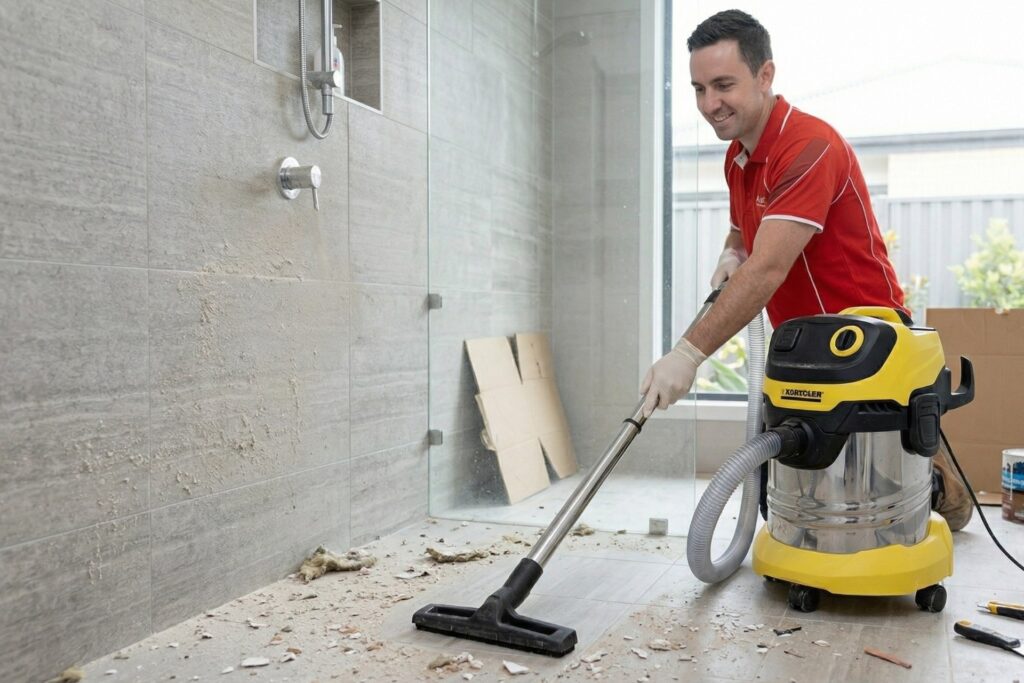 post construction cleaning Australia builder clean removing dust debris site cleanup