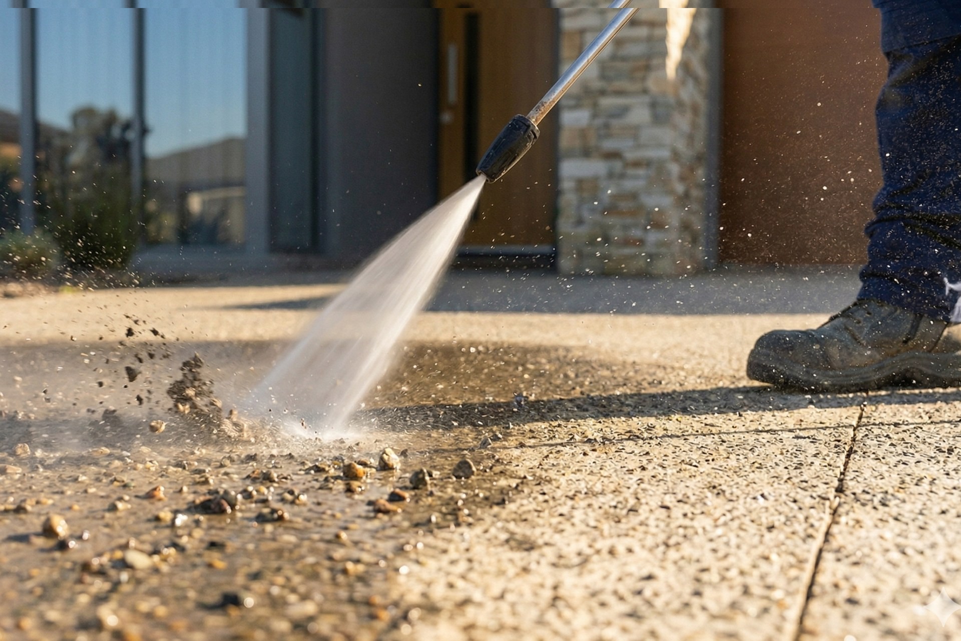 residential driveway cleaning