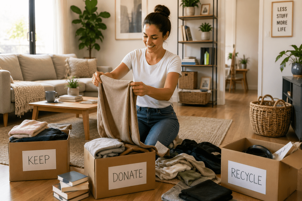 home decluttering