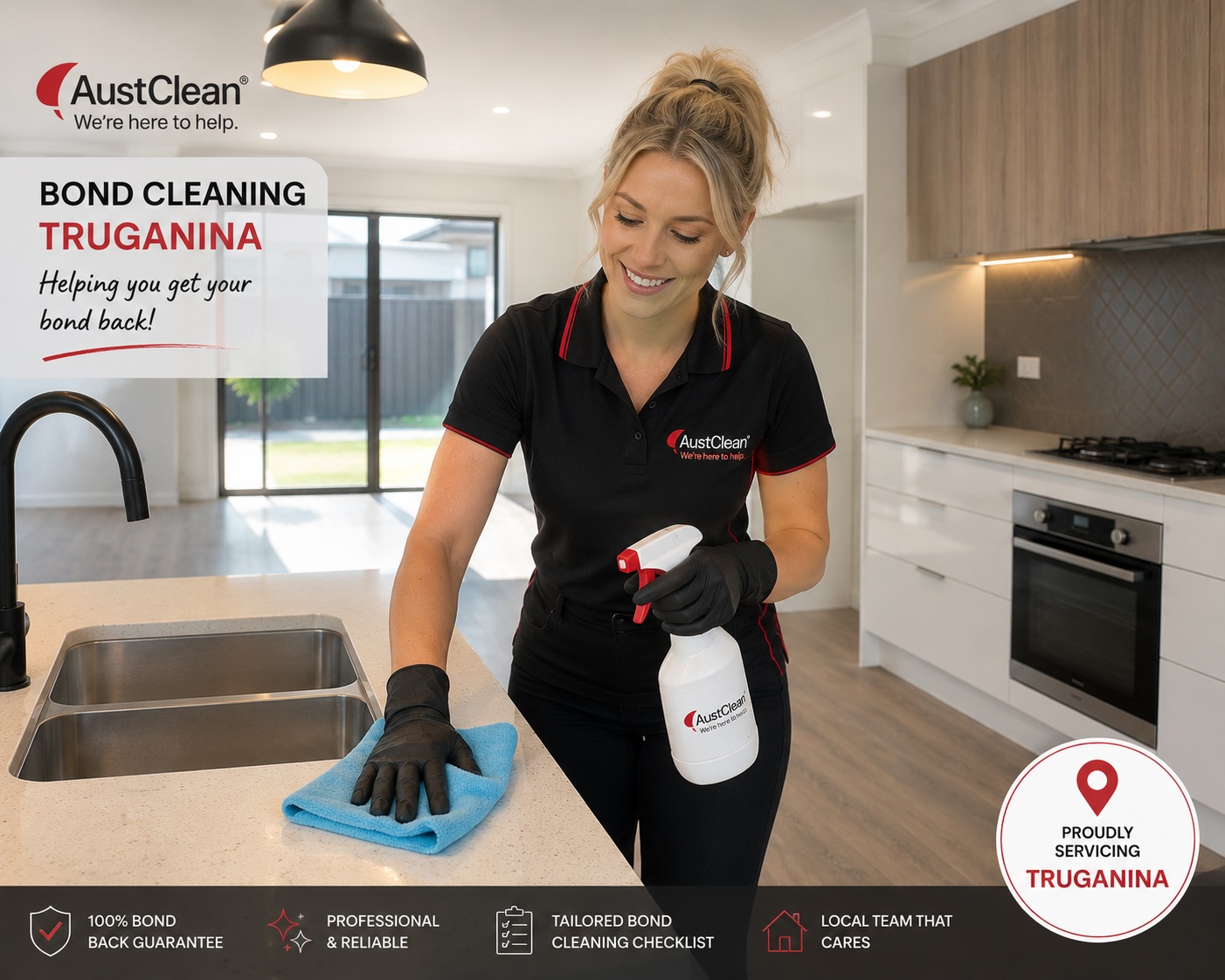 Professional bond cleaning service in Truganina by AustClean