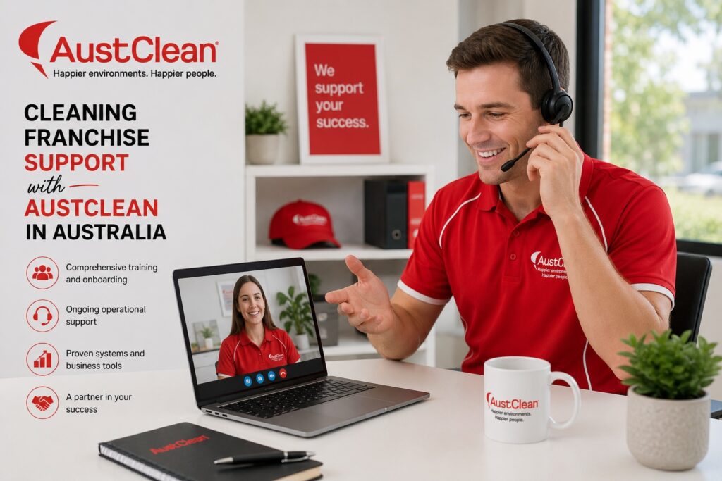 AustClean franchise support for cleaning businesses