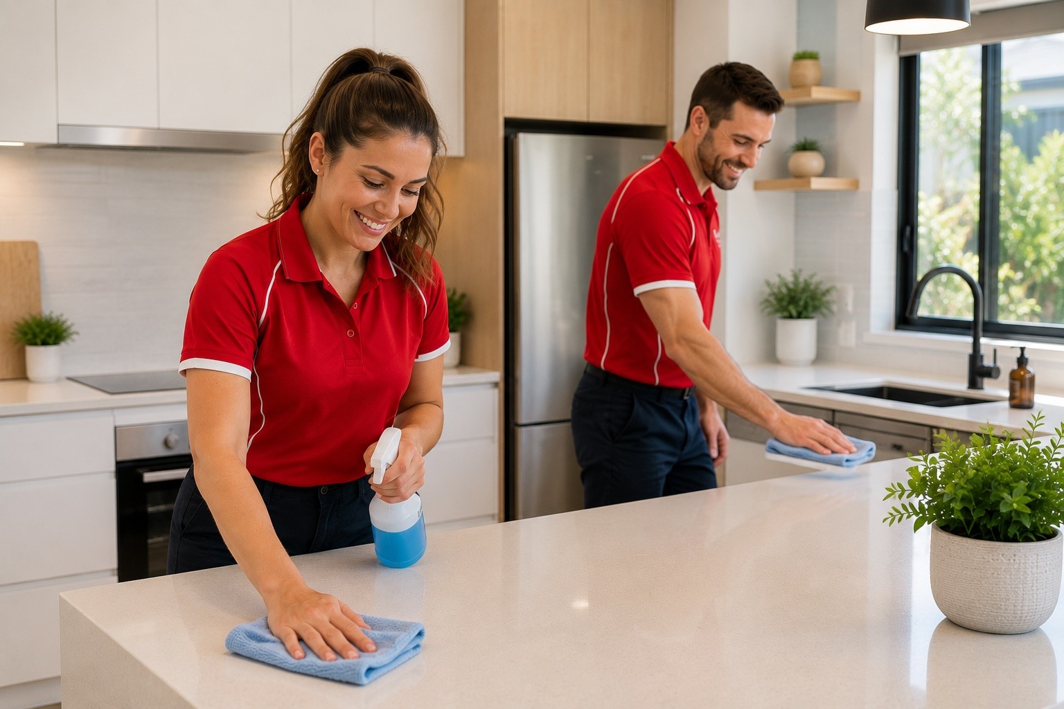 Kitchen cleaning service by AustClean franchise